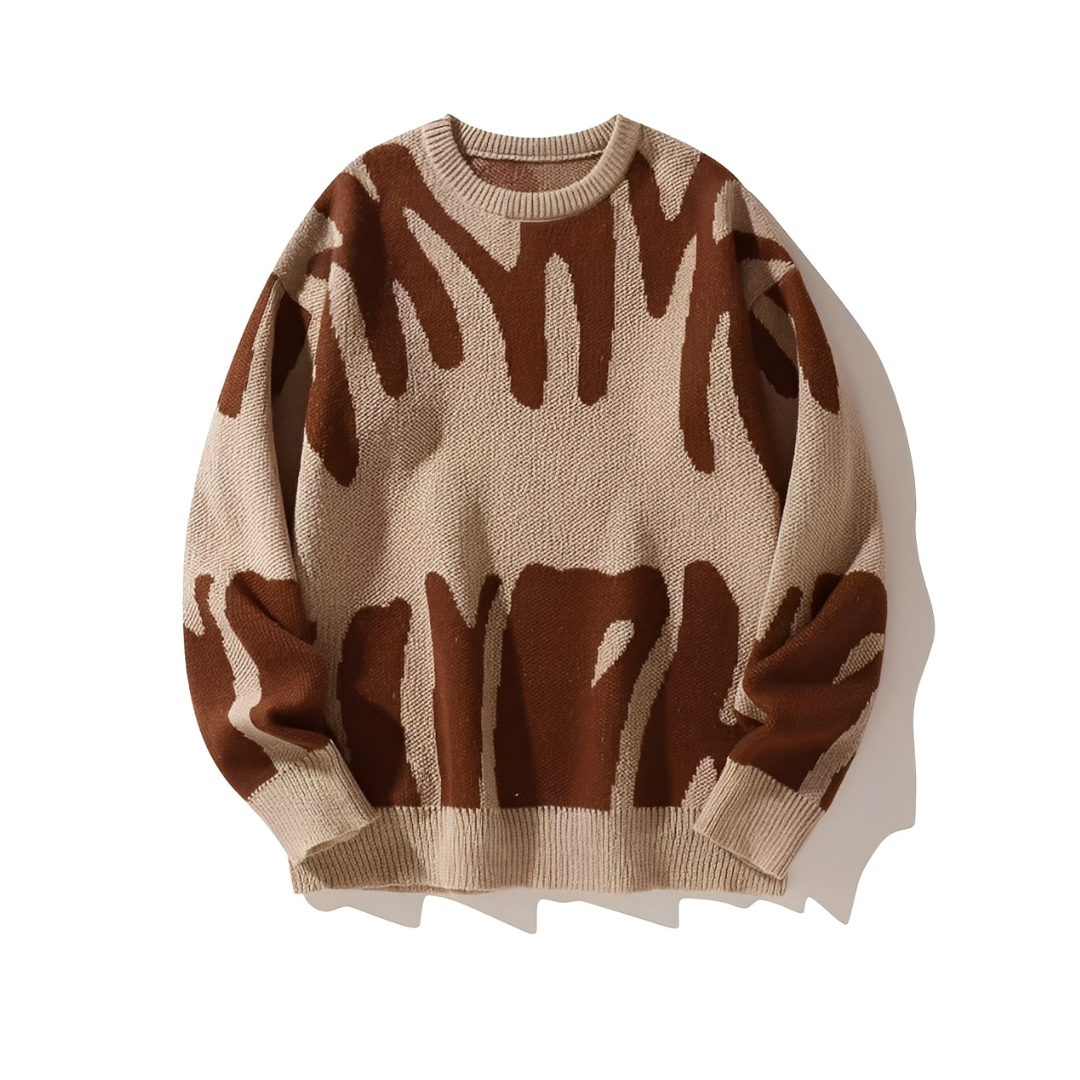 Edan - Sweter z wełny wygodny i ciepły dla mężczyzn