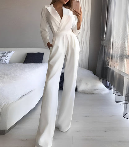 Holly - Elegancki, wąskokrojony kombinezon dla kobiet