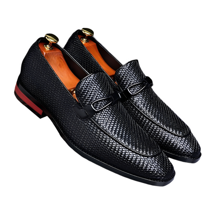 Phillip - Eleganckie biznesowe oxford-slipper dla mężczyzn