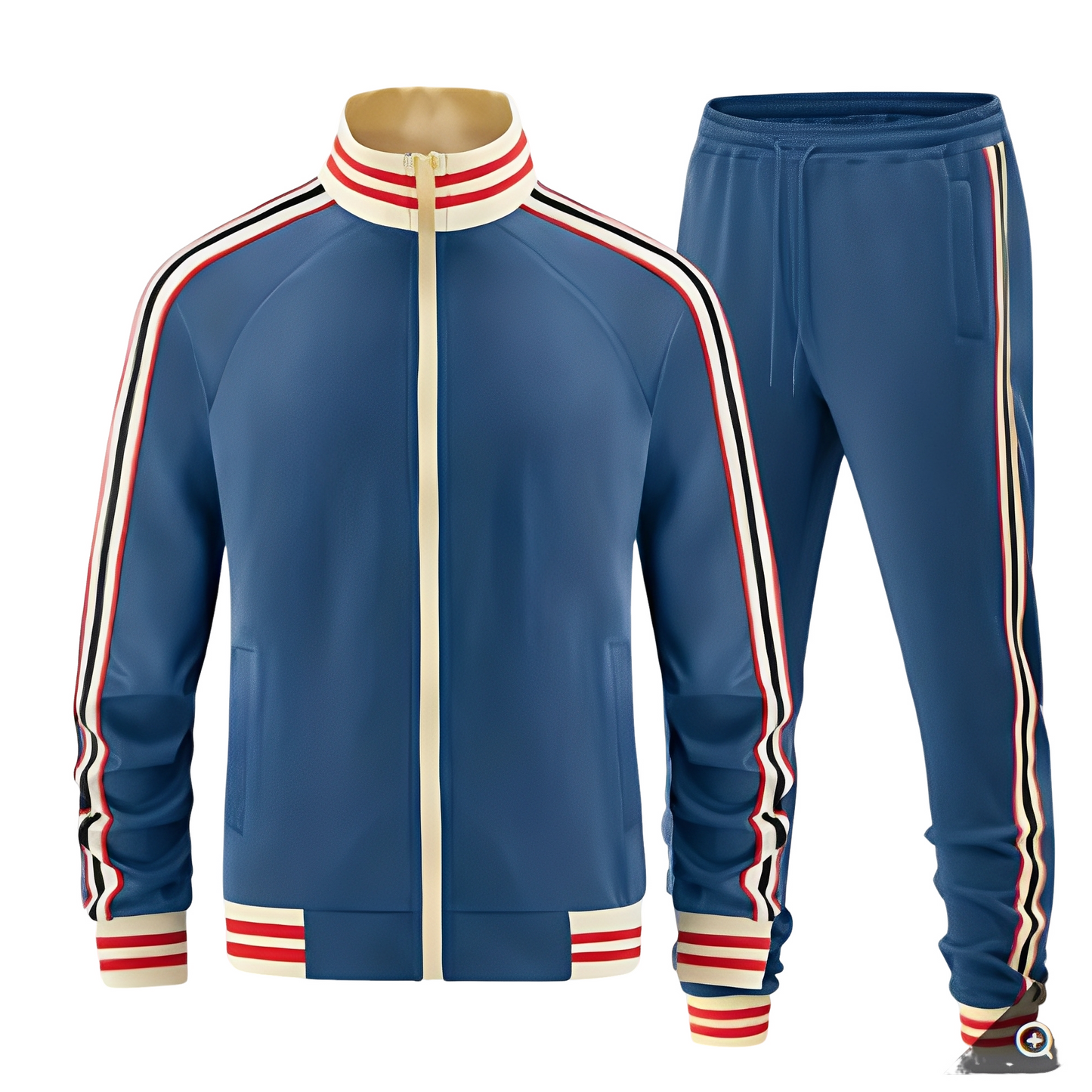 Cullen - Stylowe paskowane zestawy sportowe dla mężczyzn