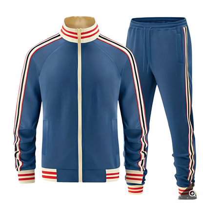 Cullen - Stylowe paskowane zestawy sportowe dla mężczyzn