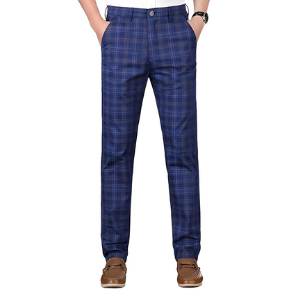 Hayavert - Modne spodnie w kratę dla mężczyzn