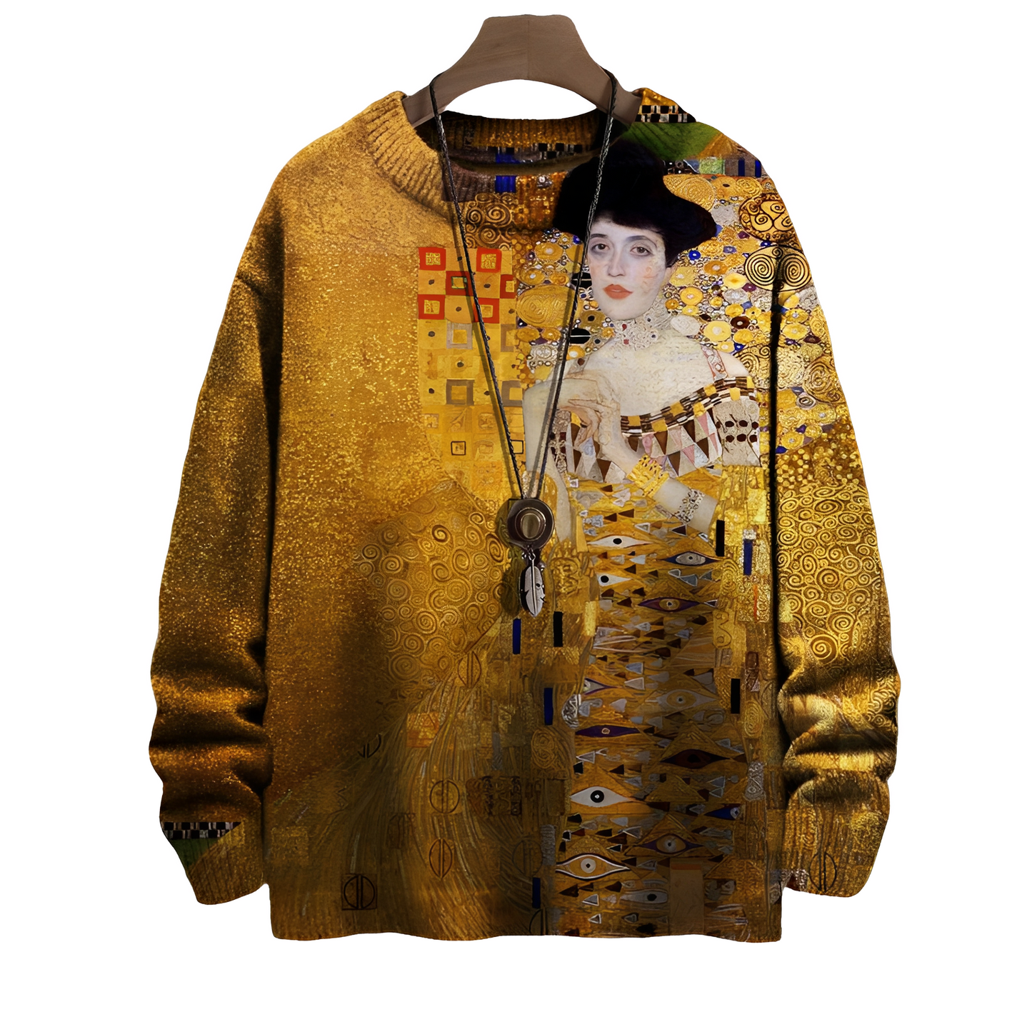 Eugene - Stylowy pasiasty sweter z wełny dla mężczyzn