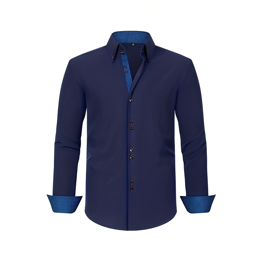 Cirk - Polo z długimi rękawami rozciągliwy dla mężczyzn