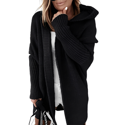 Maryellen - Dzianinowy sweter z kapturem dla kobiet