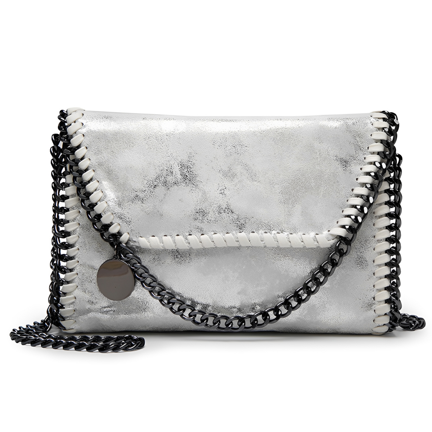 Charlotte - Elegancka skórzana torebka na ramię z łańcuchem dla kobiet