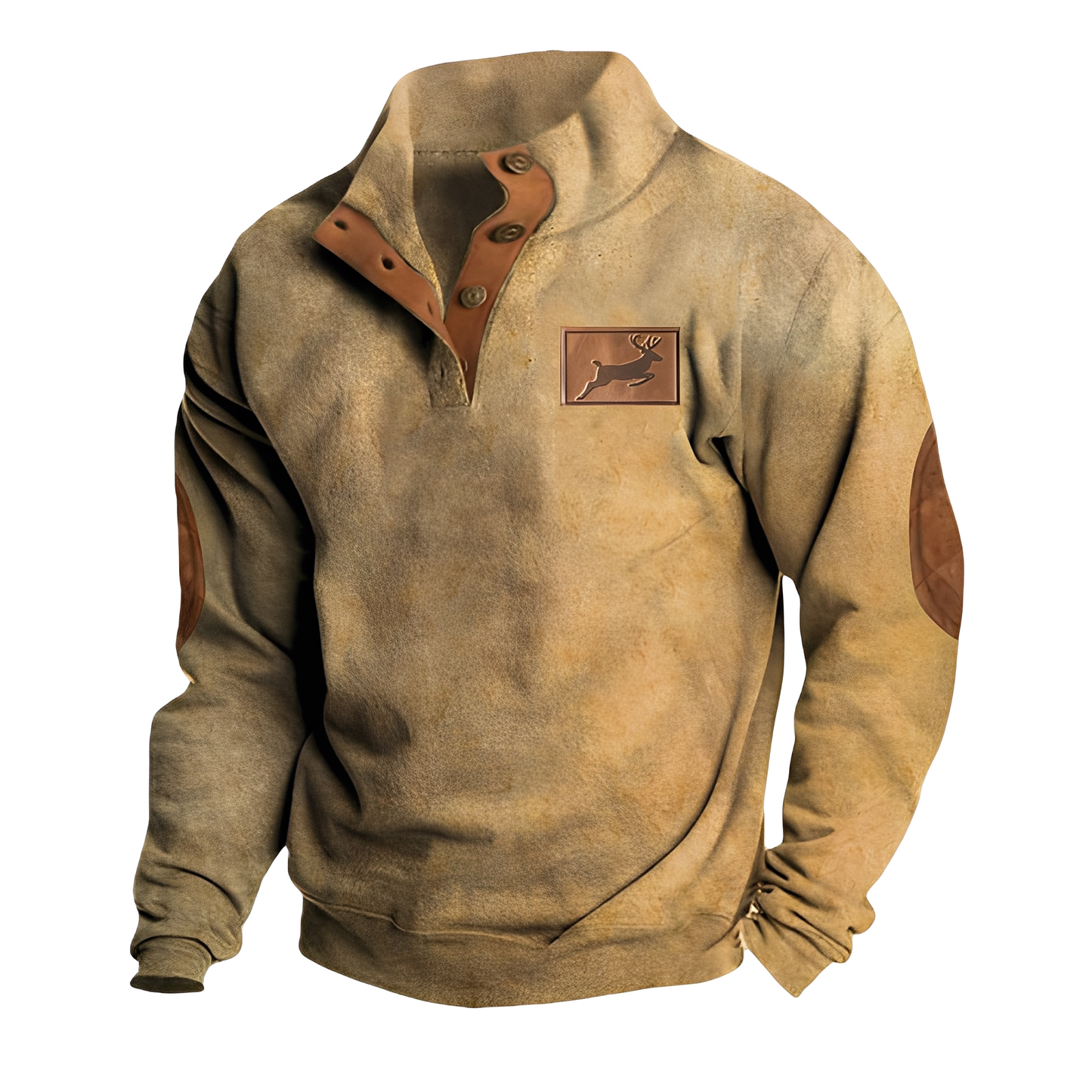 Austin - Retro-sweter z eleganckim nadrukiem dla mężczyzn