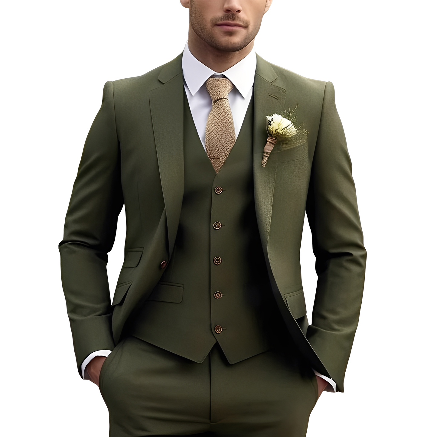 Austin - Elegancki 3-częściowy garnitur dla mężczyzn