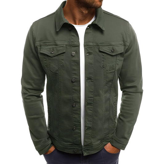 Steven - Stylowa Dżinsowa Kurtka z Kieszeniami dla Mężczyzn