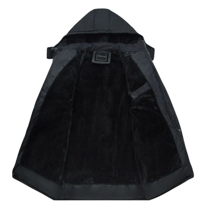 Hugo – Czarna kurtka zimowa dla mężczyzn