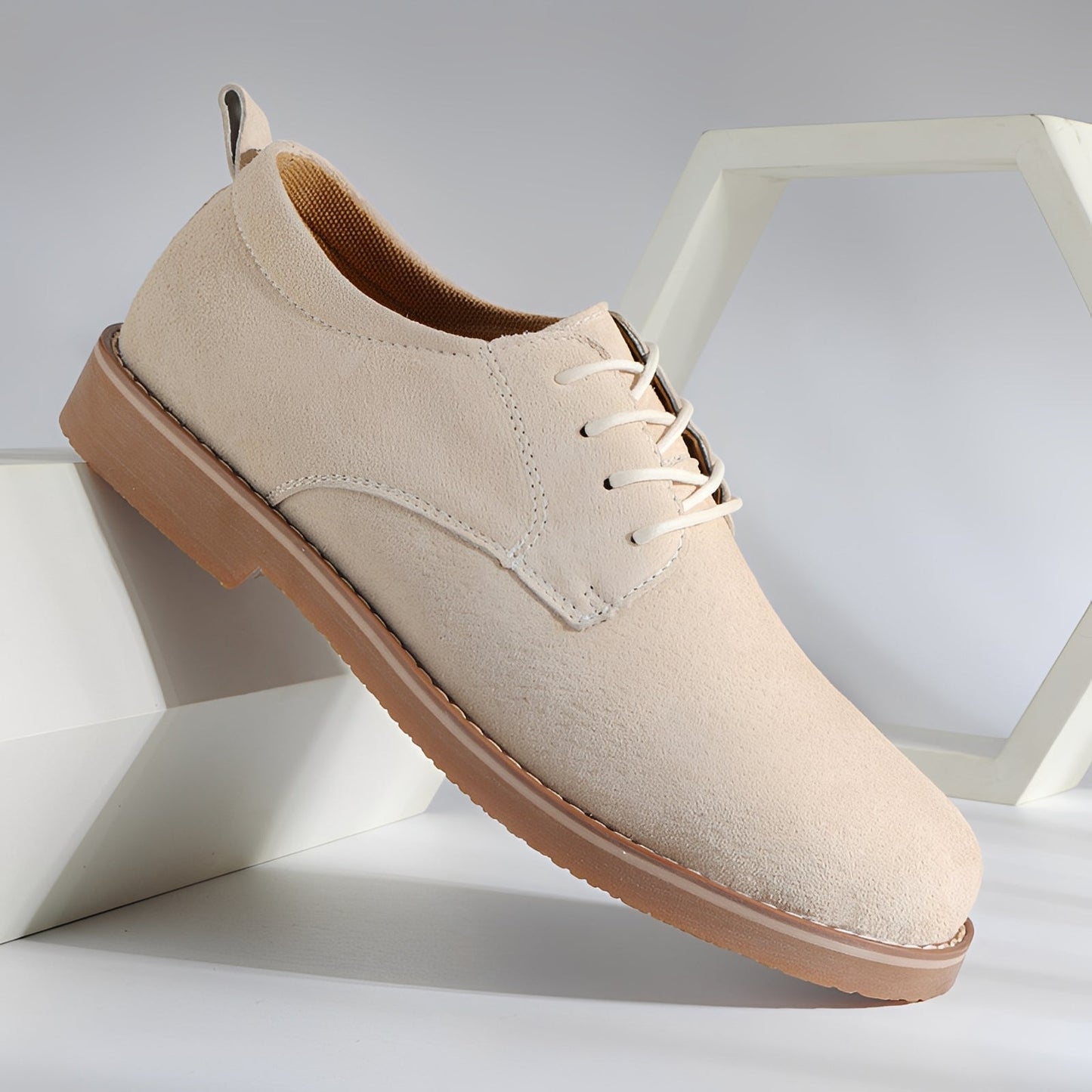 Austin - Luźne formalne buty zamszowe dla mężczyzn