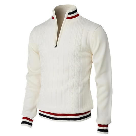 Jerry - Stylowy sweter z wysokim kołnierzem dla mężczyzn