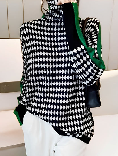 Bryony - Stylowy sweterek z golfem dla kobiet