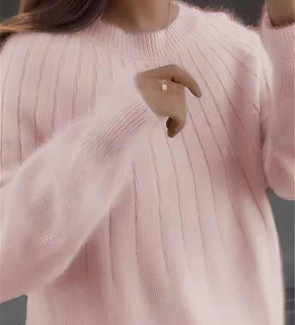 Josslyn - Elegancki, luźny kaszmirowy sweterek dla kobiet