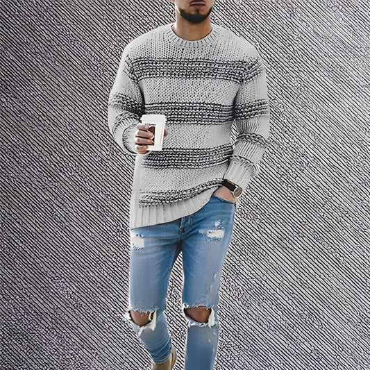 Kenzo - Sweter w paski dla mężczyzn