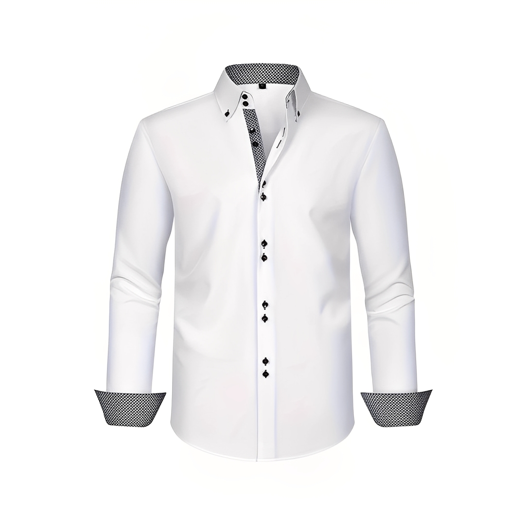 Cirk - Polo z długimi rękawami rozciągliwy dla mężczyzn