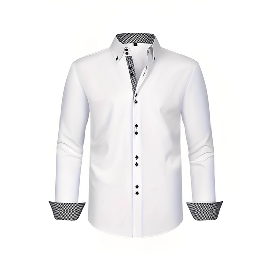 Cirk - Polo z długimi rękawami rozciągliwy dla mężczyzn