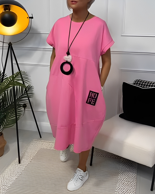 Estelle - Prosta luźna sukienka dla kobiet