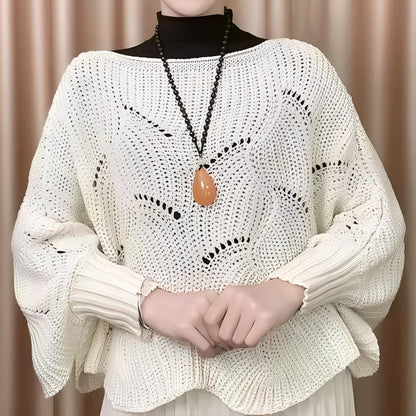 Celestine - Termosweter z szerokimi rękawami dla kobiet