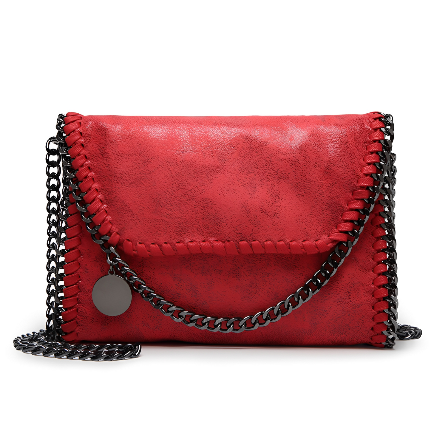 Charlotte - Elegancka skórzana torebka na ramię z łańcuchem dla kobiet