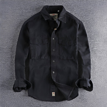 Aamiro - Koszula casual z długimi rękawami dla mężczyzn