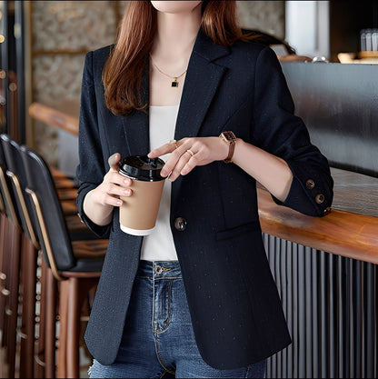 Claudia - Elegancki blezer w kratkę dla kobiet