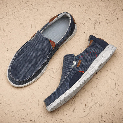 Maxwell - Stylowe, lekkie canvas-slipper dla mężczyzn