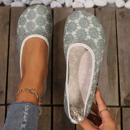 Jessamine - Zapatillas de Ballet Vintage con Malla Transpirable