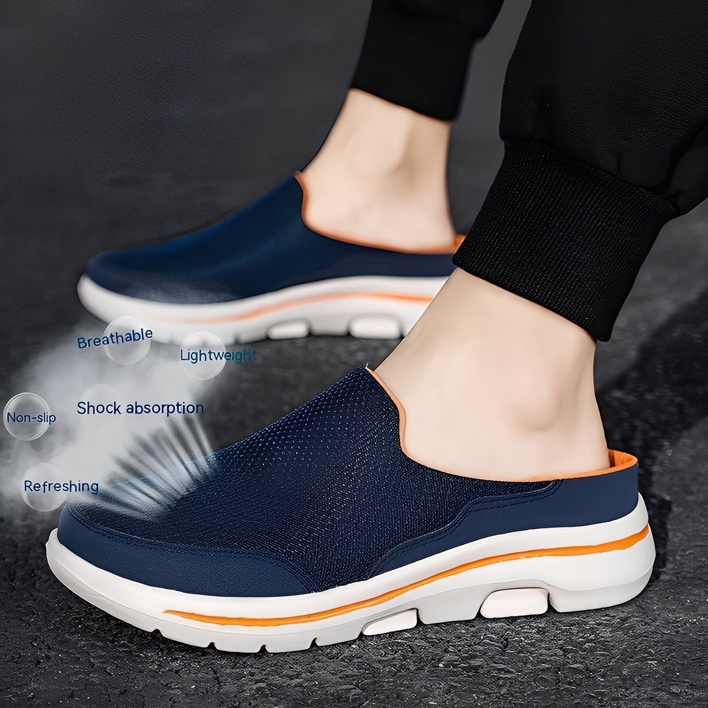 Harrison - Lekkie wsuwane buty z poduszkową podeszwą