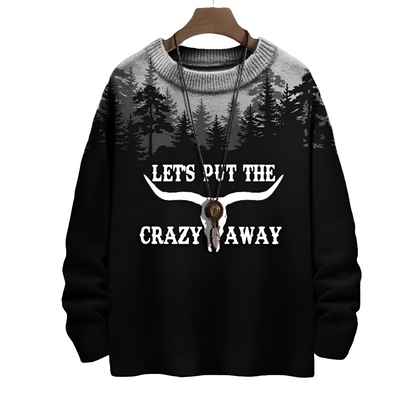 Eugene - Stylowy pasiasty sweter z wełny dla mężczyzn