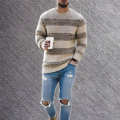 Kenzo - Sweter w paski dla mężczyzn