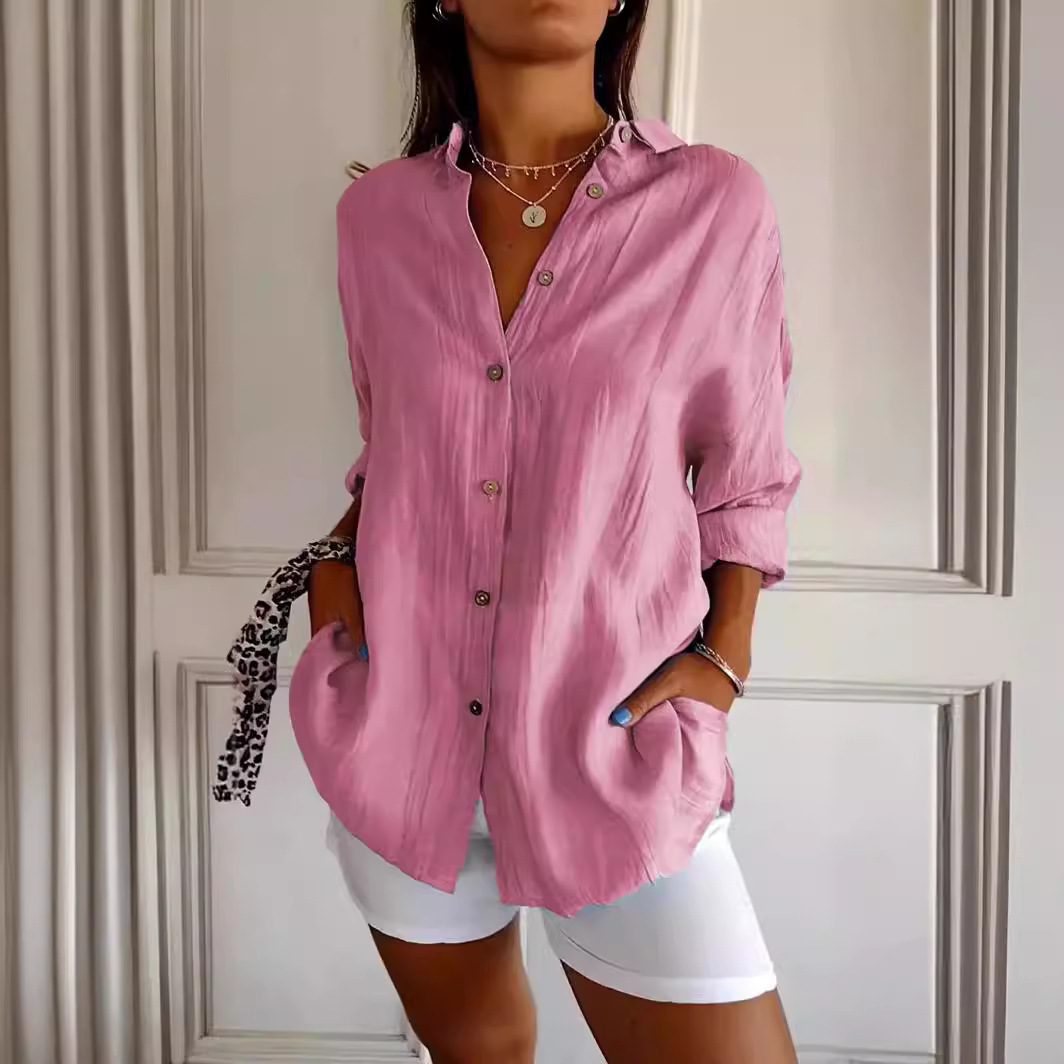 Hailee - Elegancka koszula z kołnierzem dla kobiet