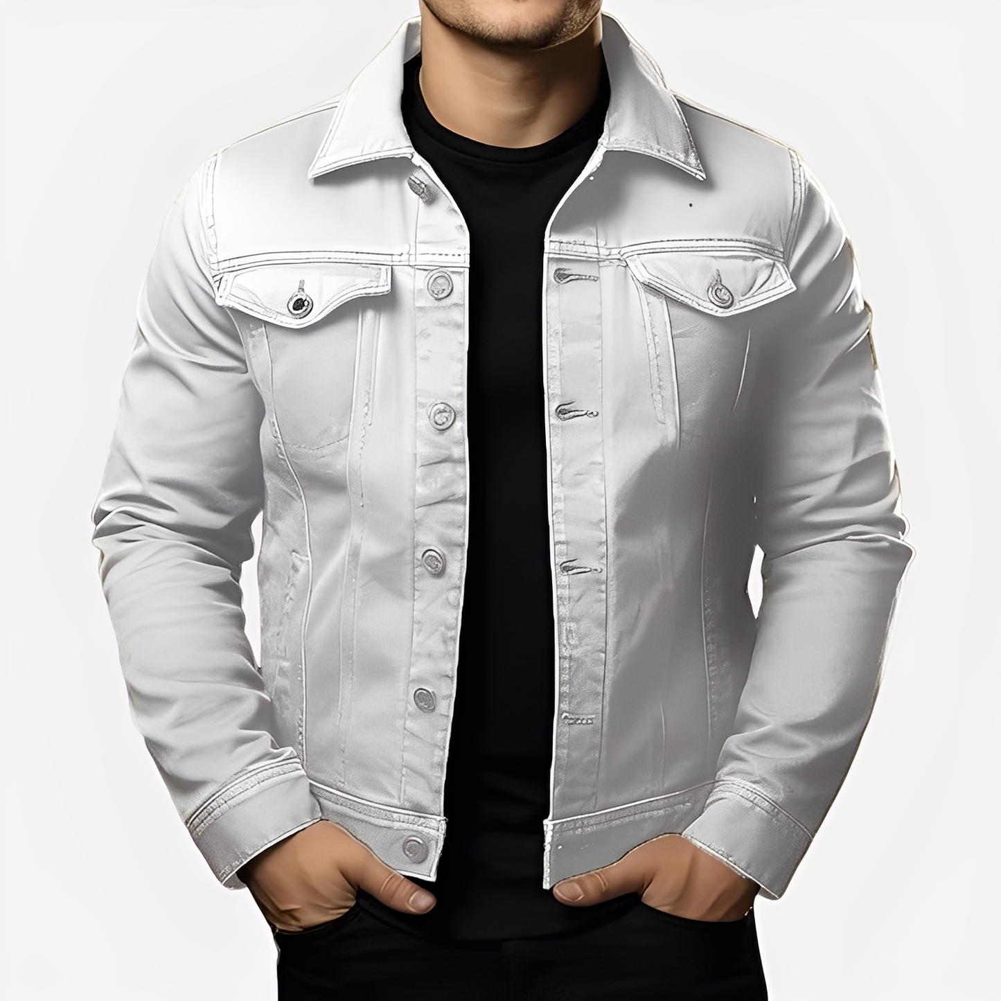 Smith - Klasyczna gruba kurtka dla mężczyzn