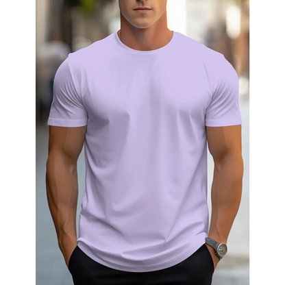 Brian - Klasyczny męski T-shirt z krótkim rękawem