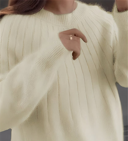 Josslyn - Elegancki, luźny kaszmirowy sweterek dla kobiet