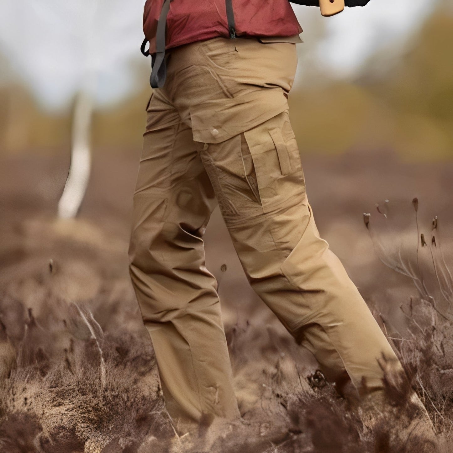 Matteo - Taktyczne proste spodnie cargo dla mężczyzn