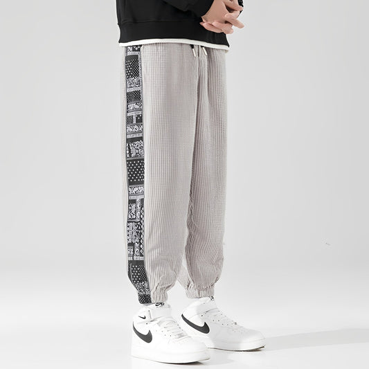 George - Luźne, luźno dopasowane spodnie dresowe z sztruksu dla mężczyzn