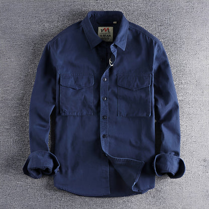 Aamiro - Koszula casual z długimi rękawami dla mężczyzn