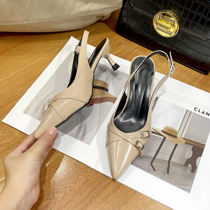Angelle - modne buty damskie z elegancką klamrą