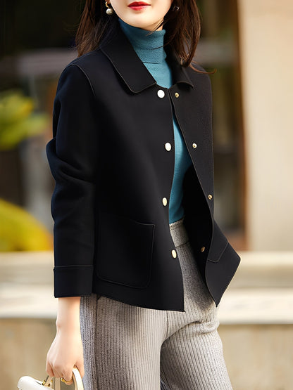 Meade - Elegancka, ciepła kurtka z guzikami dla kobiet