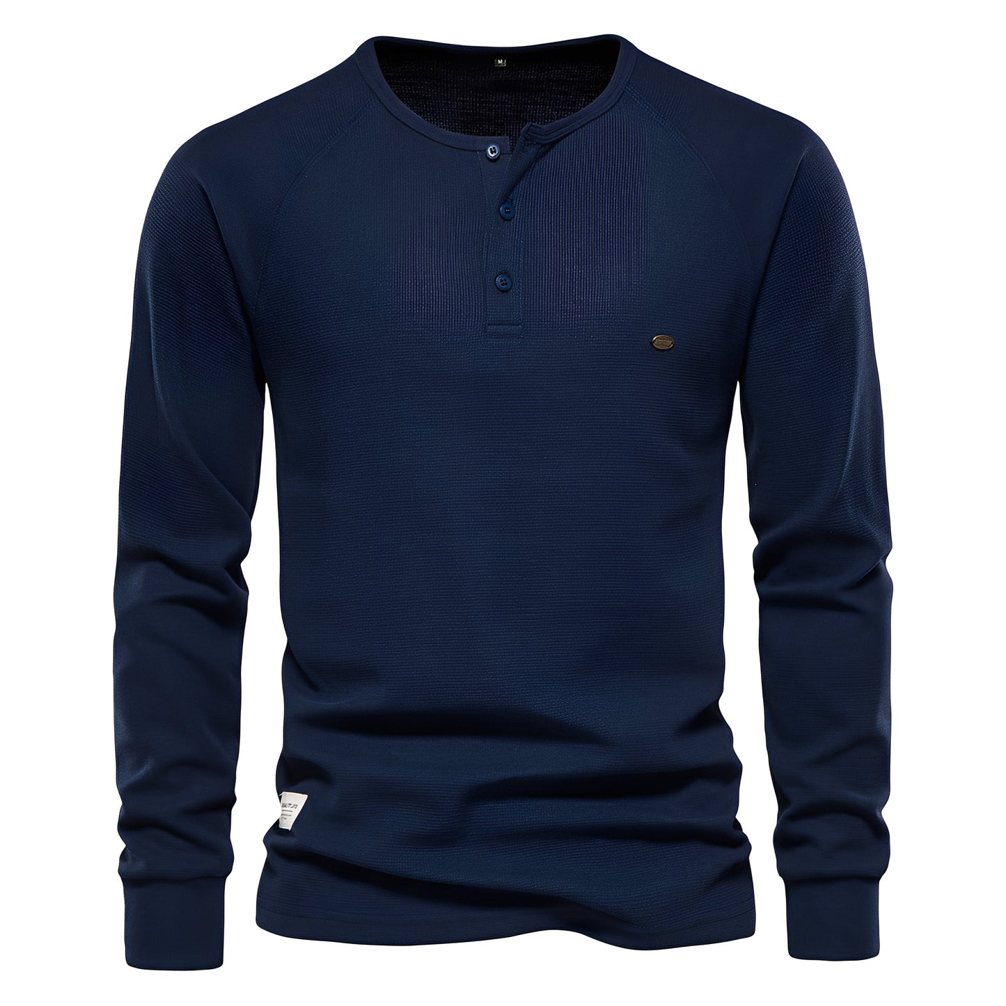 Joachim - Koszula z długim rękawem z tkaniny waflowej dla mężczyzn