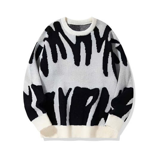 Edan - Sweter z wełny wygodny i ciepły dla mężczyzn