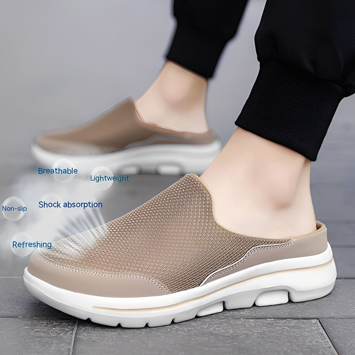 Harrison - Lekkie wsuwane buty z poduszkową podeszwą