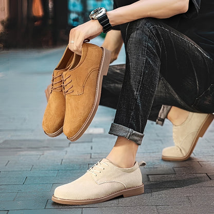 Austin - Luźne formalne buty zamszowe dla mężczyzn