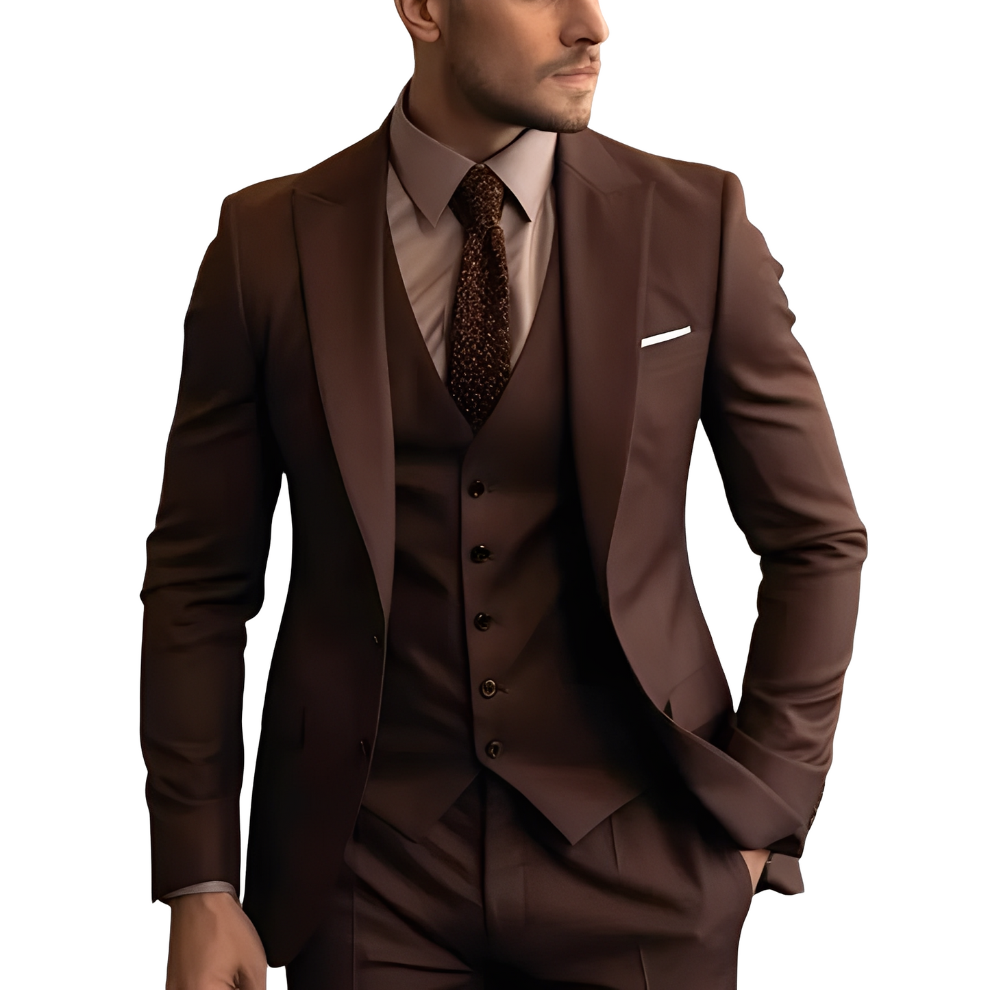 Austin - Elegancki 3-częściowy garnitur dla mężczyzn