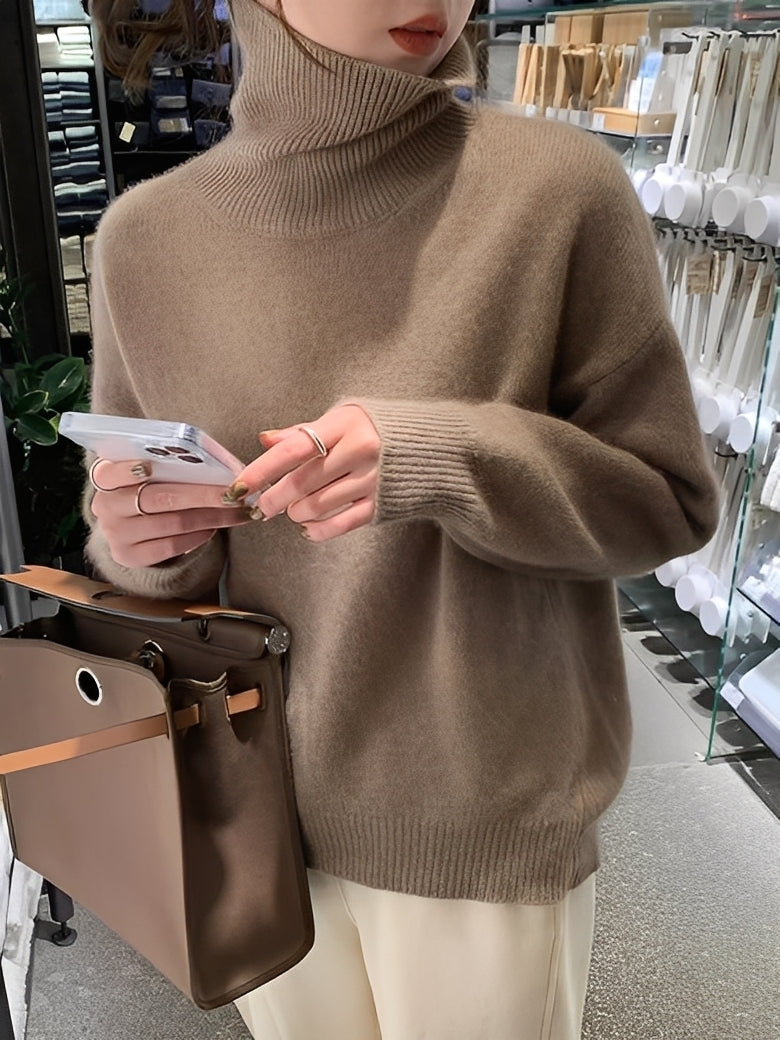 Gloria - Elegancki golf z wełny dla kobiet