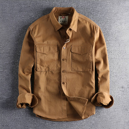 Aamiro - Koszula casual z długimi rękawami dla mężczyzn