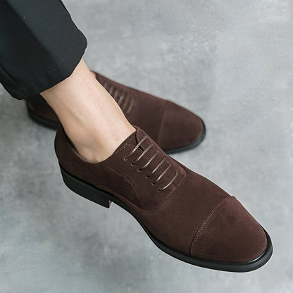 Jackson - Luźne formalne buty zamszowe dla mężczyzn