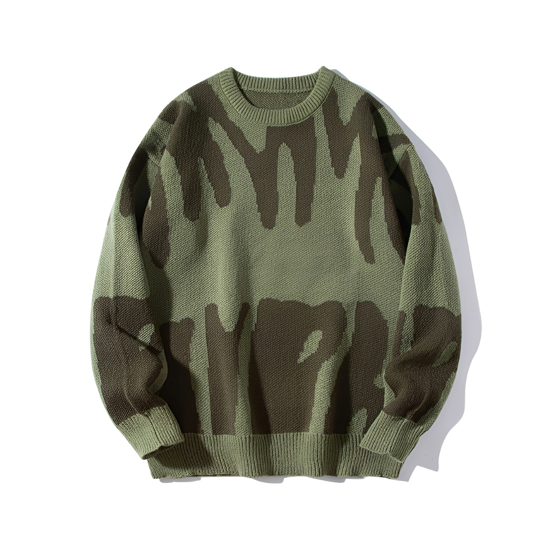 Edan - Sweter z wełny wygodny i ciepły dla mężczyzn