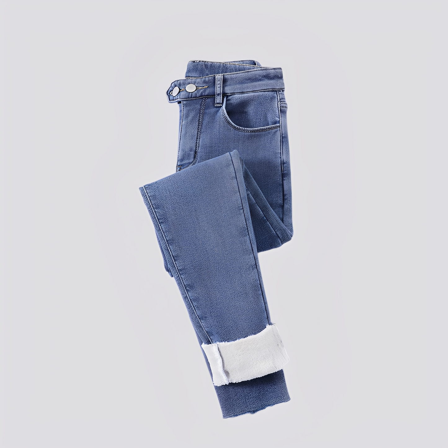 Caroline - Stylowe, grube spodnie termiczne dla kobiet